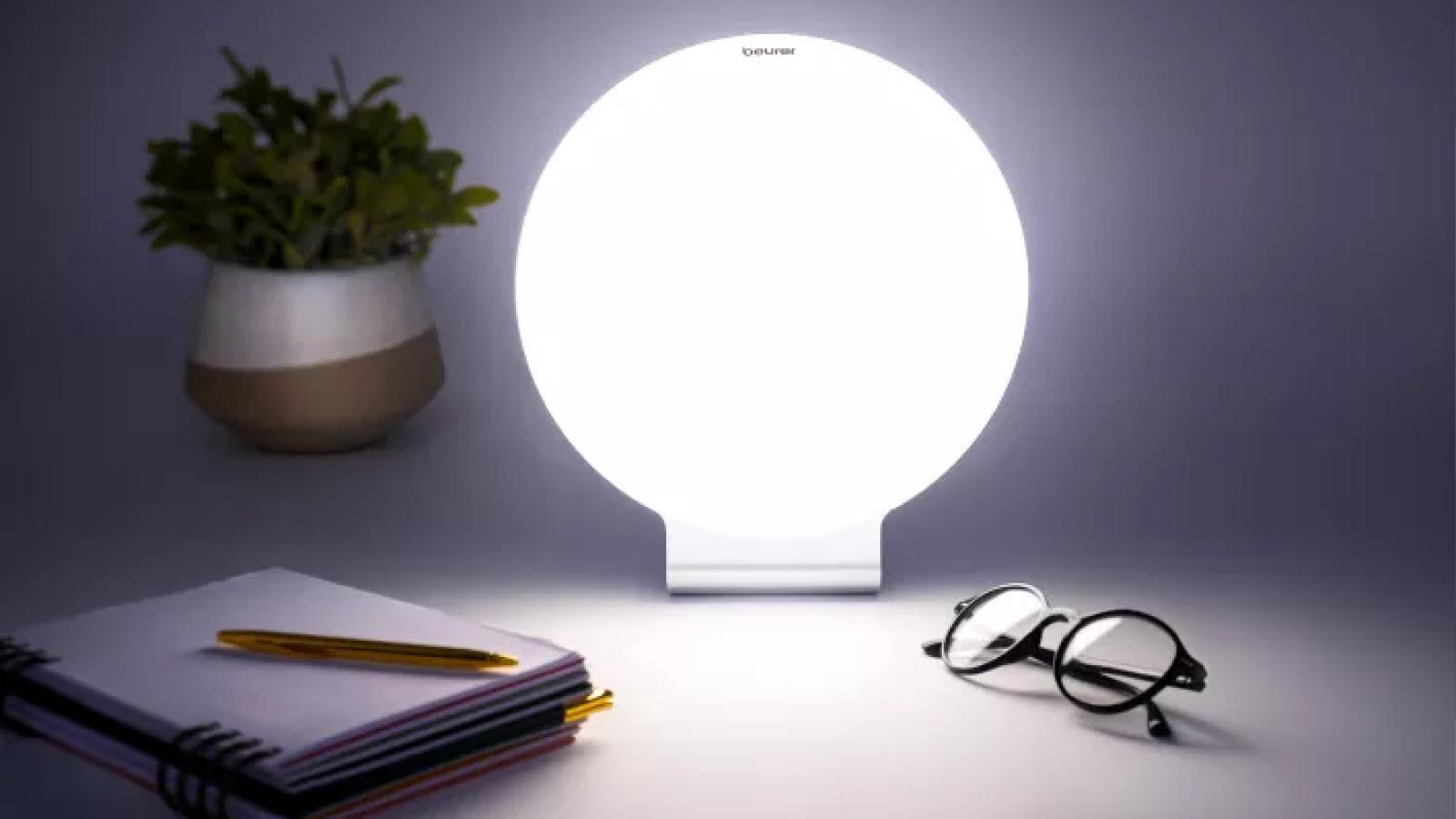 A SAD lamp used for light therapy
