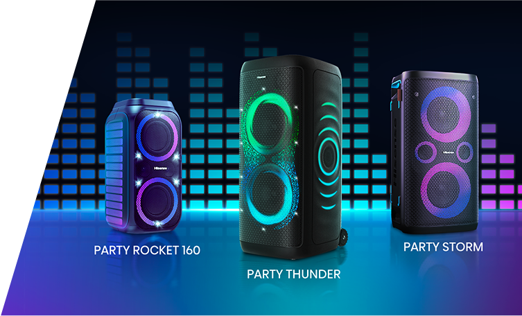 Three party speakers