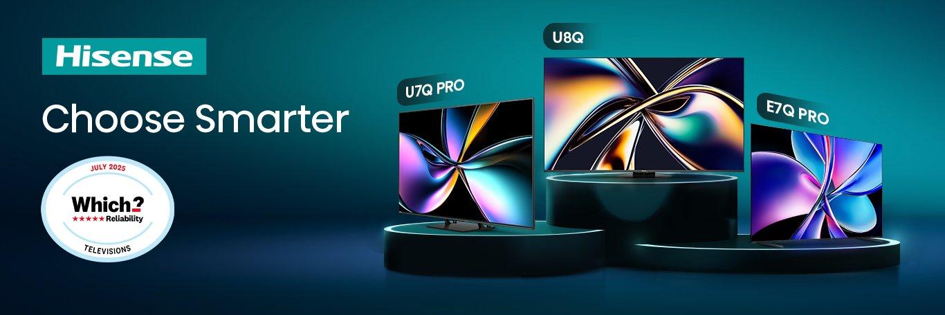 Hisense - Choose Smarter - Which? Reliability Televisions Award