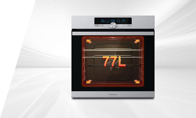 Hisense 77l xl capacity ovens