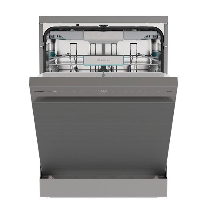 A Hisense freestanding dishwasher
