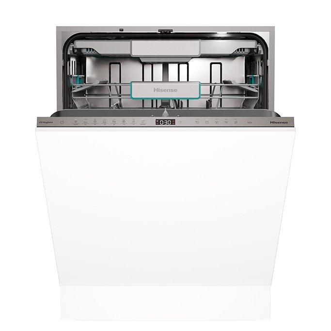 A Hisense integrated dishwasher