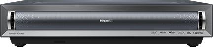 A Hisense laser TV