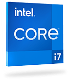 Intel i7 processor badge