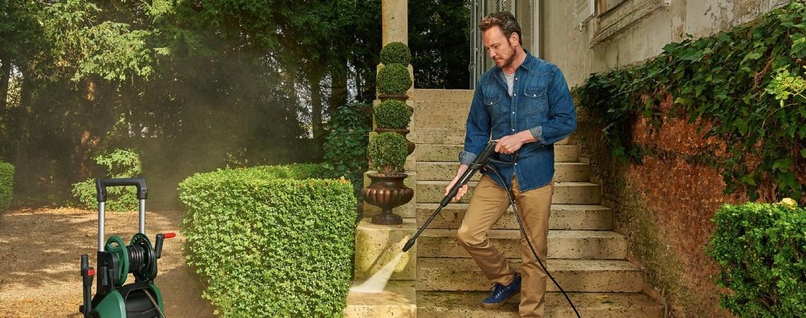 How to spring clean outside areas with a pressure washer