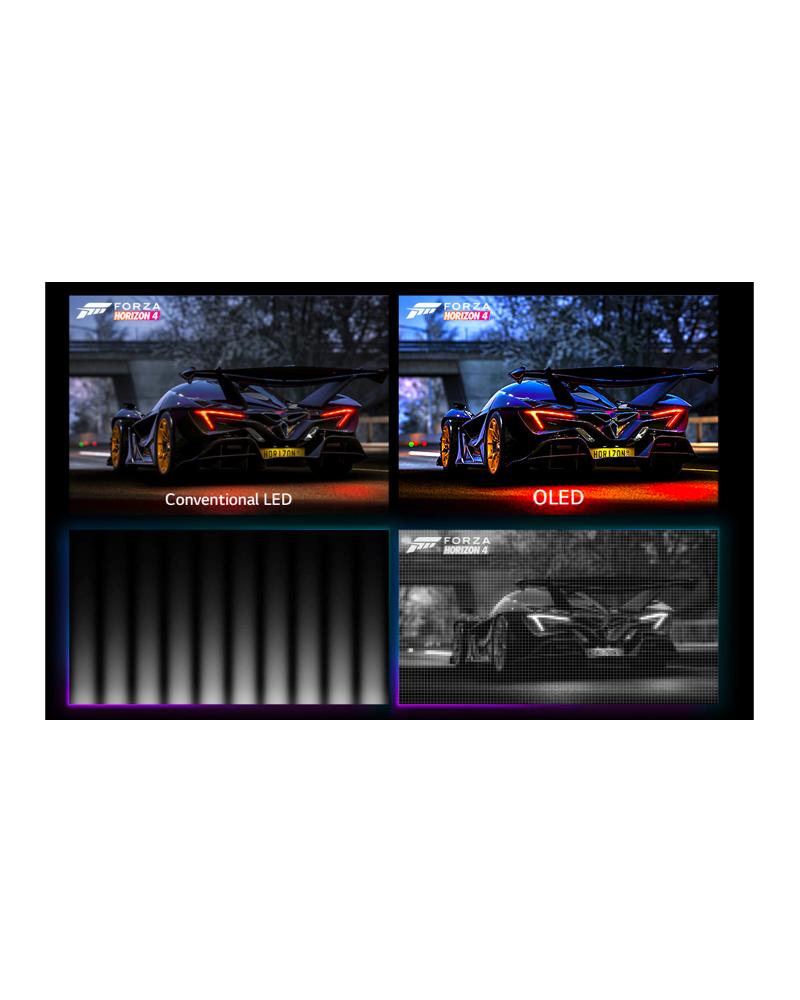 LG OLED Gaming Self Lit