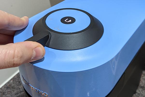 Locking the Nespresso coffee machine
