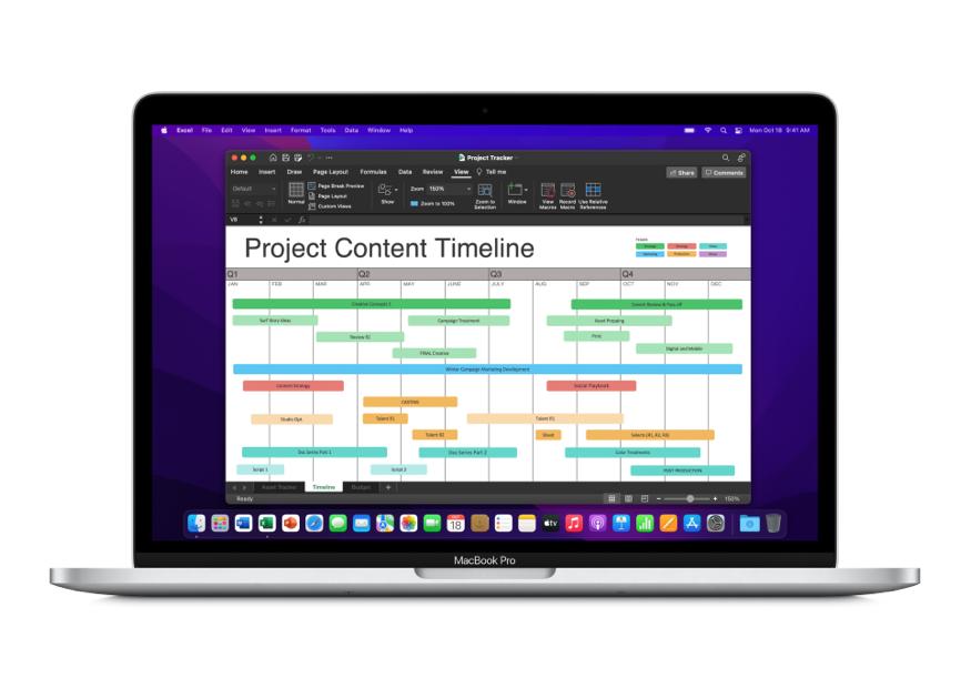 Image of Keynote on a MacBook