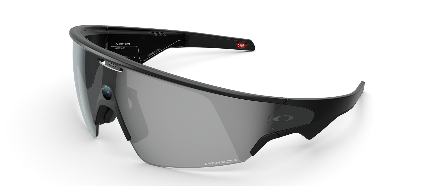 A pair of Meta Oakley Vanguard AI glasses
