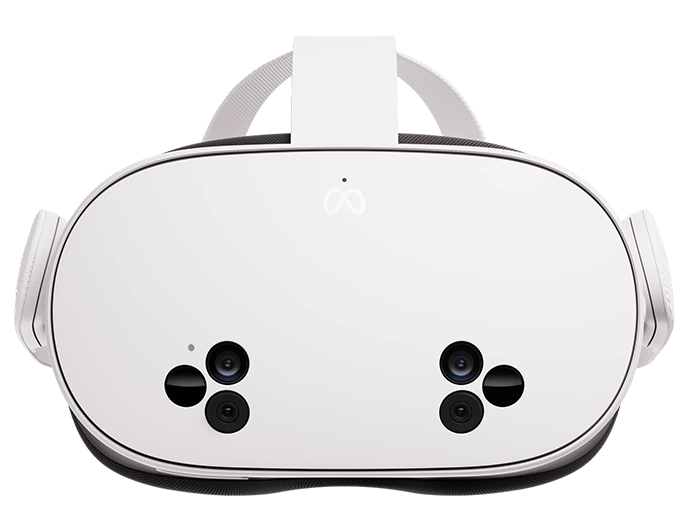 A Meta Quest 3S headset