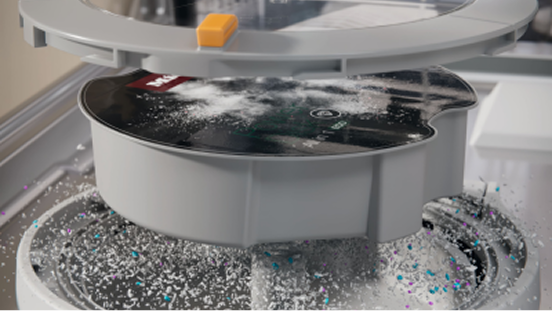 Internal components of a dishwasher