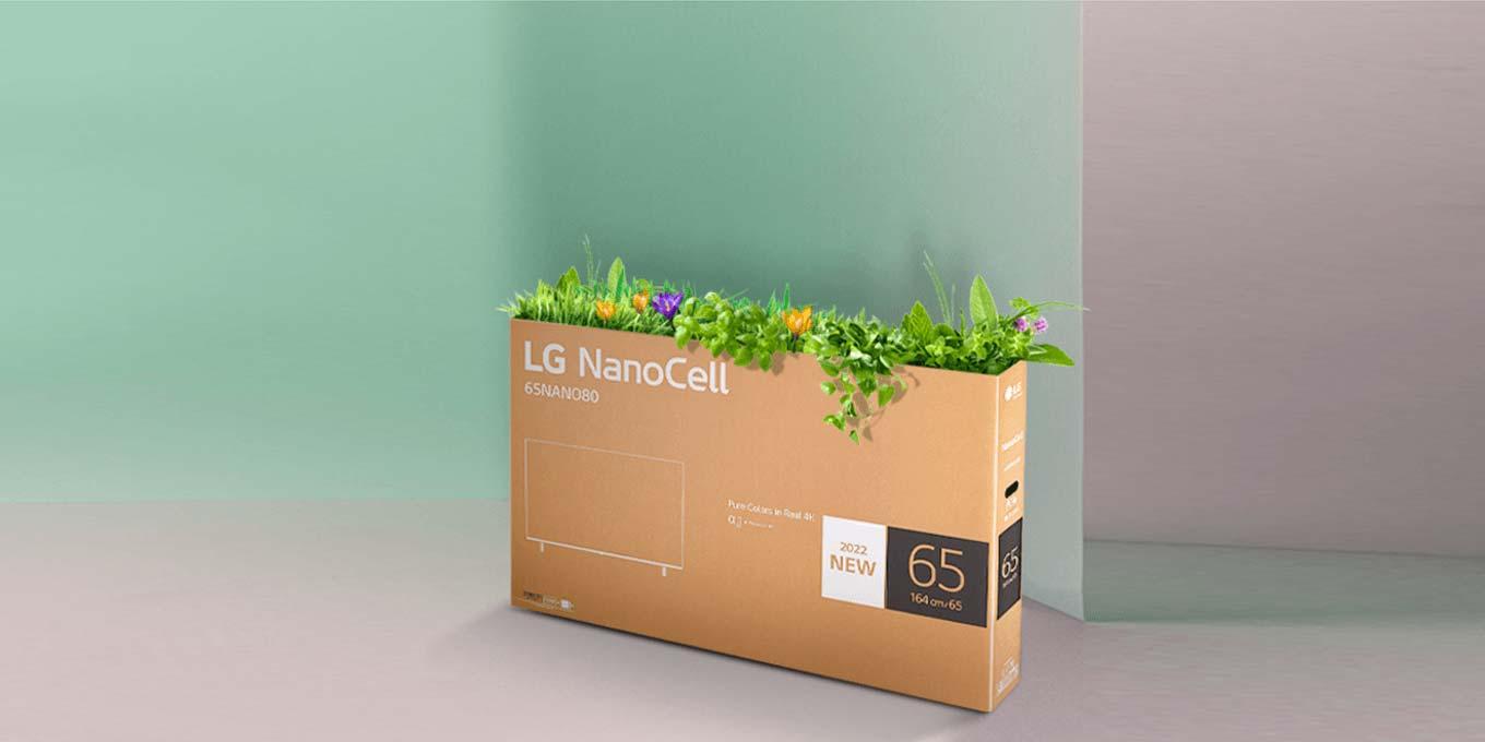 LG nanocell tv box