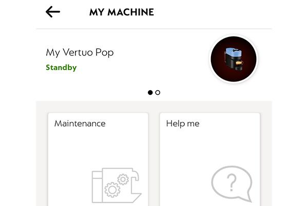 Nespresso app maintenance