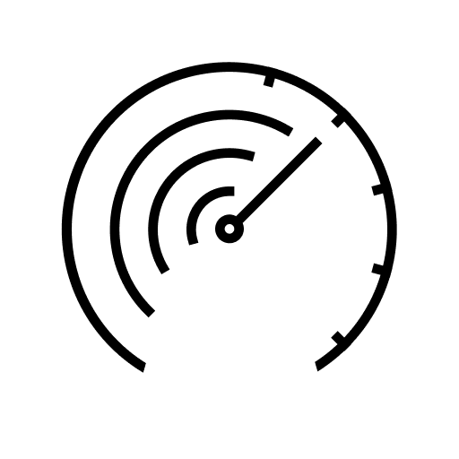 icon of a speedometer