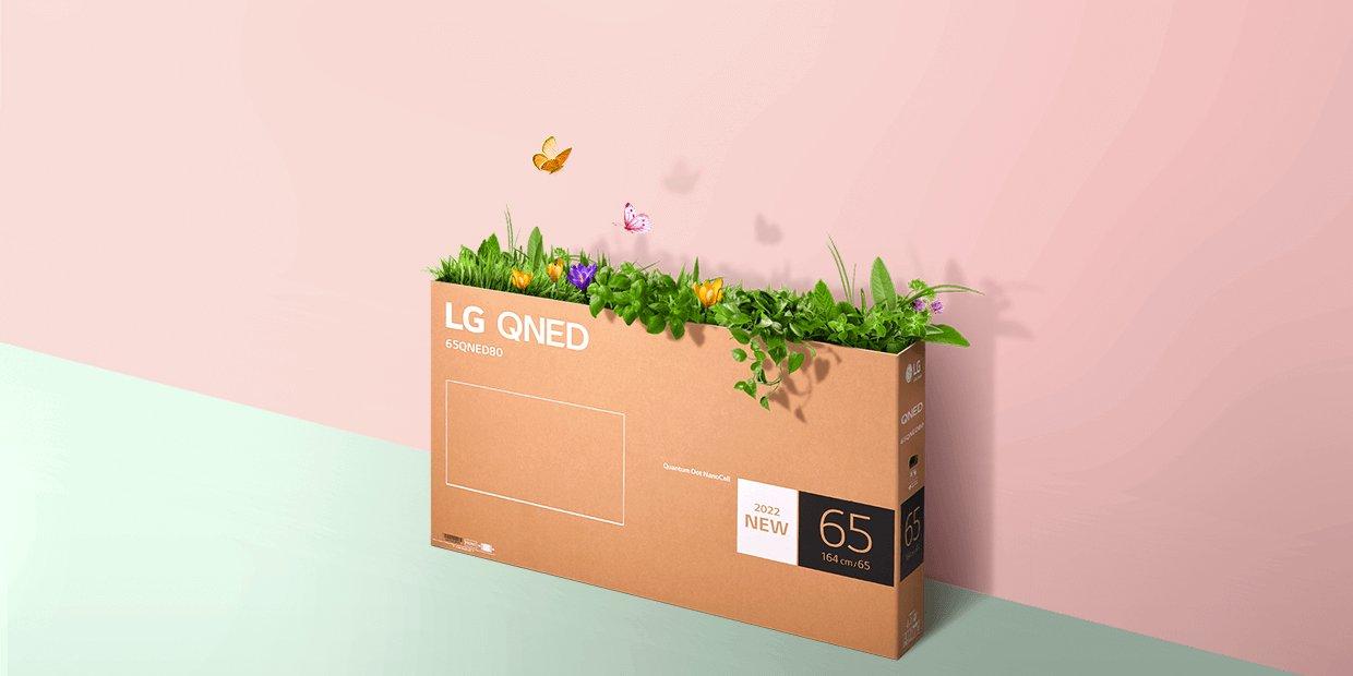 Recyclable LG tv box