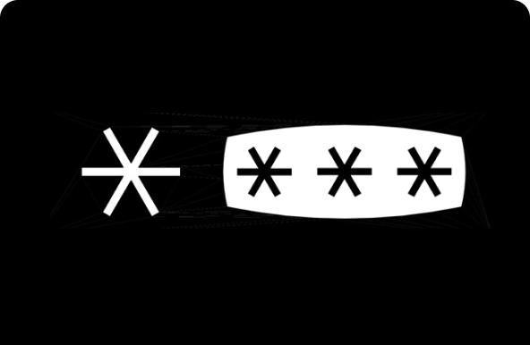 A black background with the freezer star rating icon in white on top