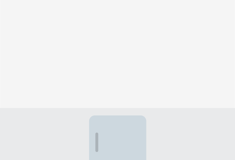 Simple illustration of an undercounted freezer