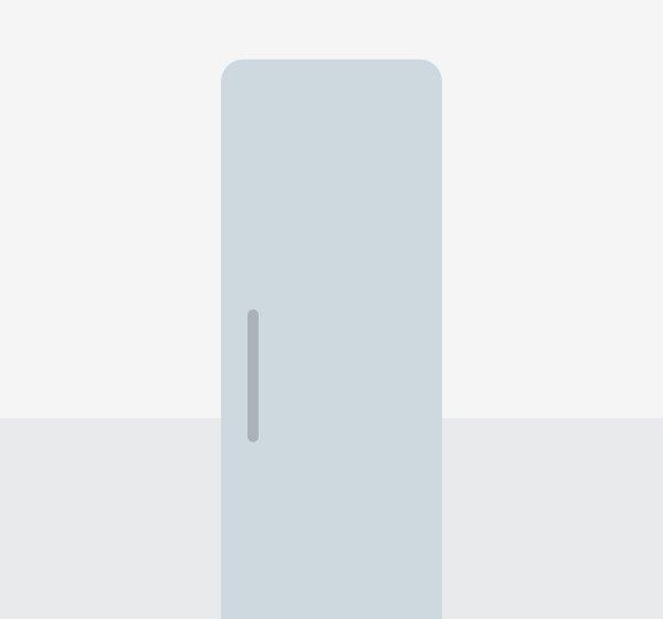 A simple illustration of a tall fridge