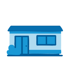 icon of a static caravan