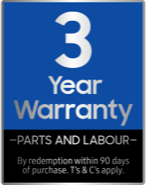 samsung 3 year warranty badge