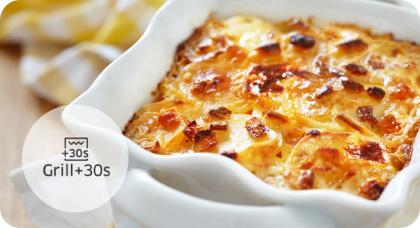 food cooked in a microwave