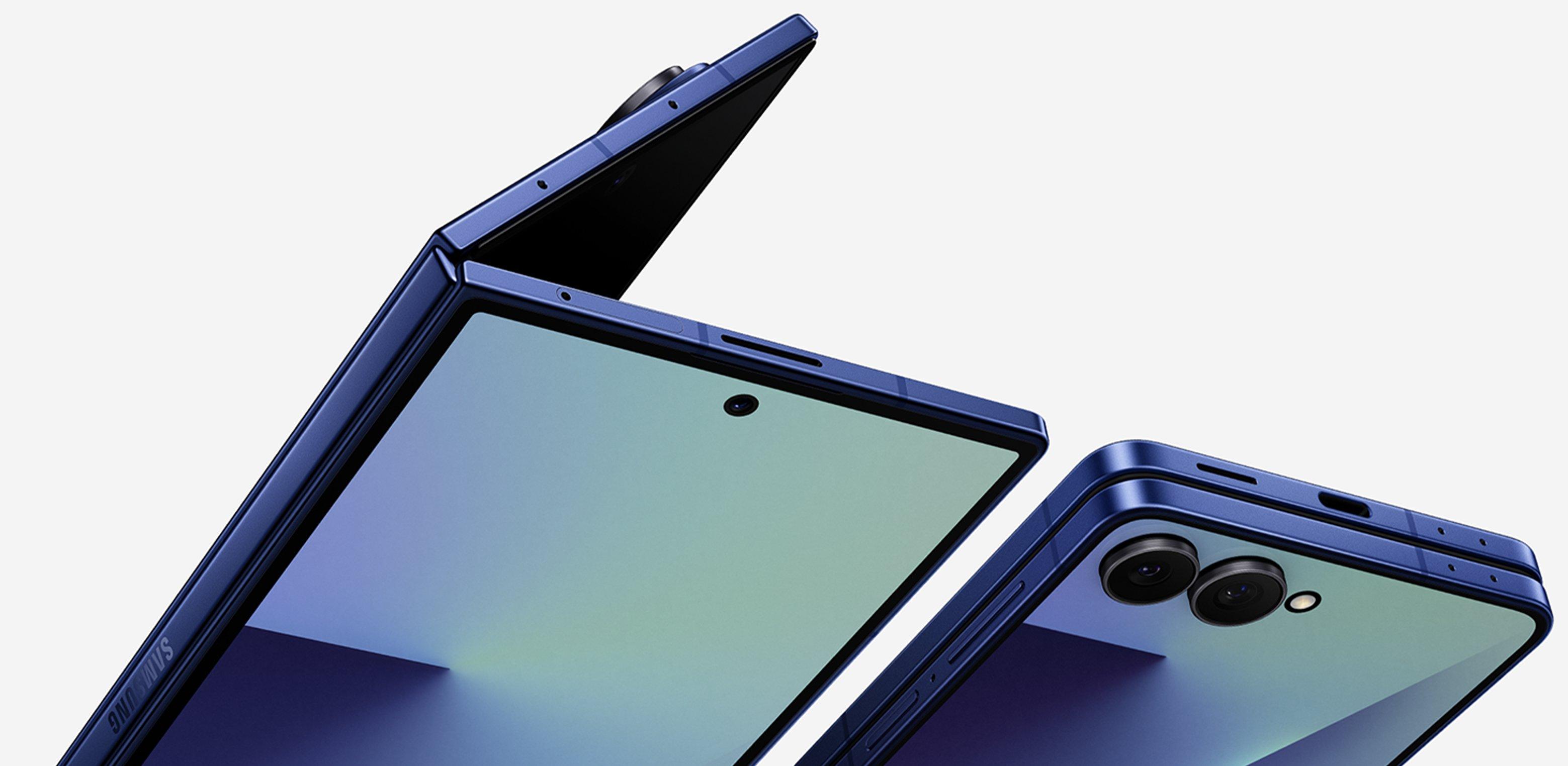 A foldable Samsung Z series phone