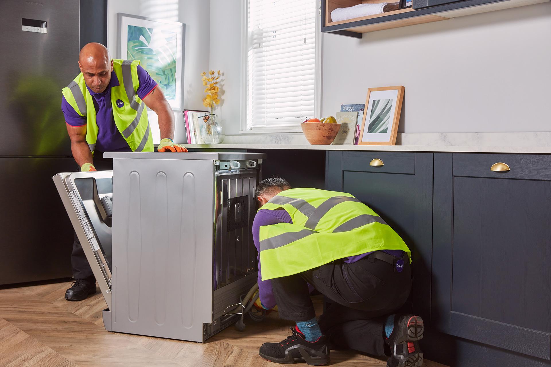 Dishwasher installation