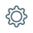 A cog icon