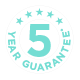 5 year guarantee