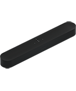 A black soundbar
