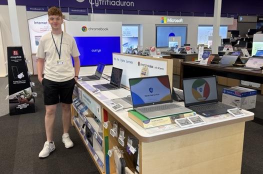 Google in a Currys store