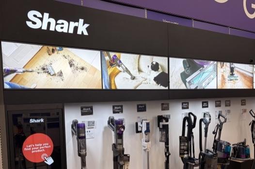 SharkNinja in a Currys store