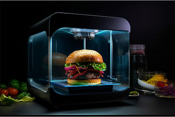 4D food printer