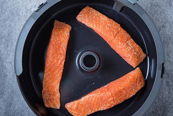 Air fryer salmon