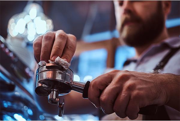 Cleaning out your coffee machines