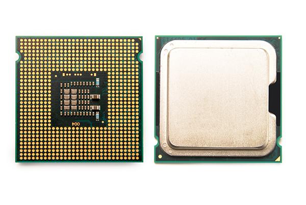 Picture of a processor CPU