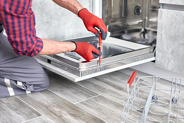 Dishwasher installation
