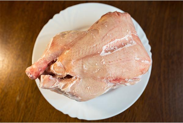 Frozen whole chicken