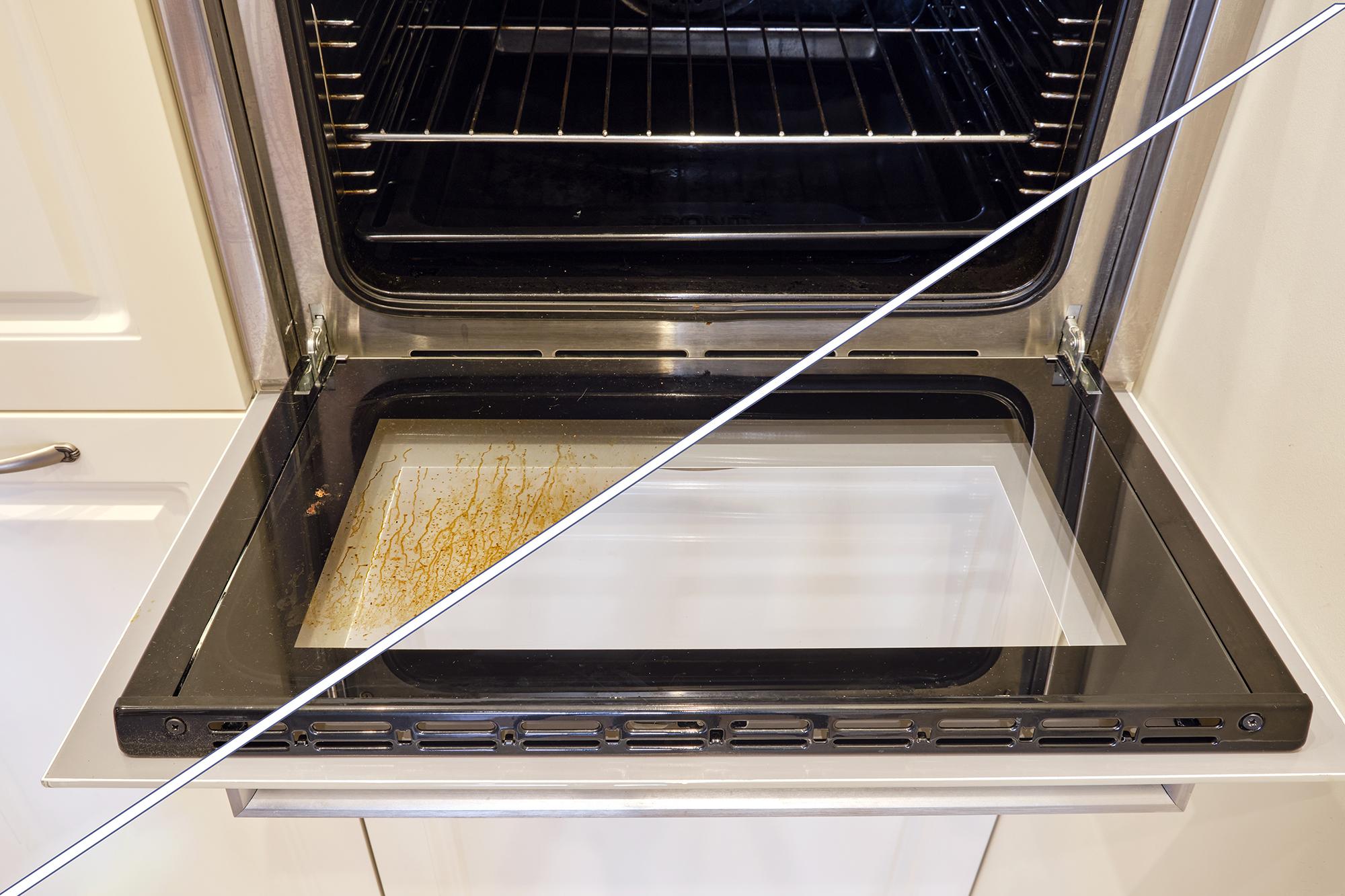 How to clean a glass oven door | Currys