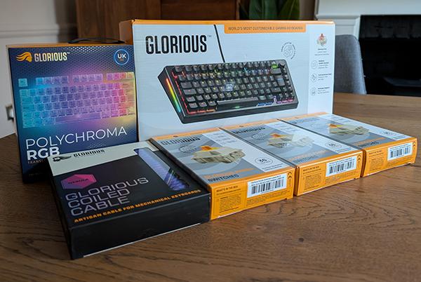 Glorious keyboard and other boxes