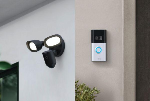 Ring Floodlight Wired Pro & Ring Video Doorbell 4