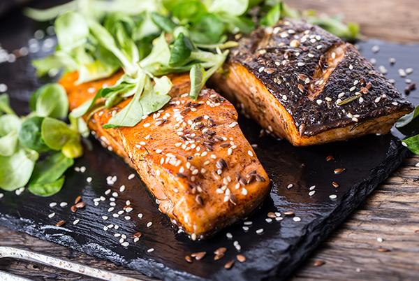 Air fryer salmon