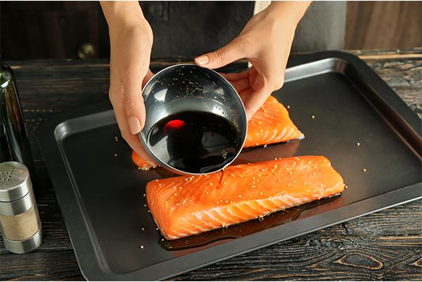 Salmon teriyaki
