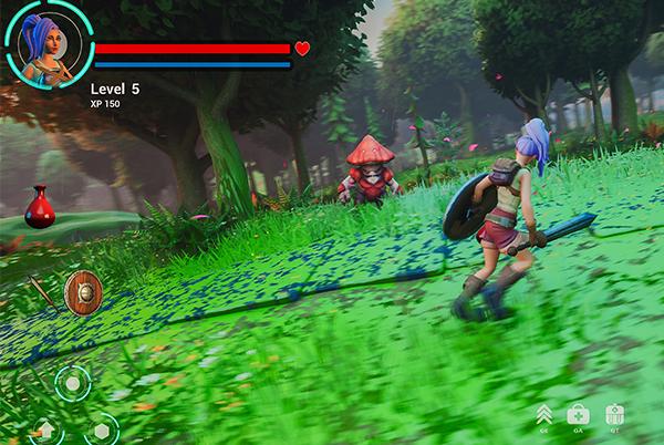 Gameplay footage that has been screen recorded