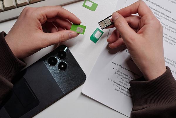 No SIM inserting