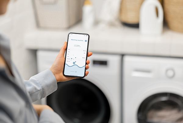 Smart washing machine with app