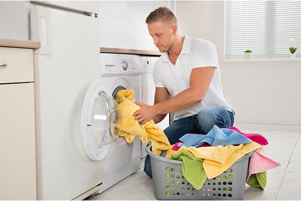 Man doing washing