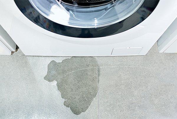 Washing machine leak