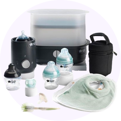 Bottle feeding set