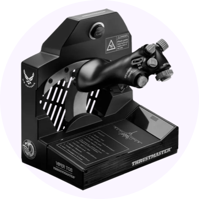 black gaming throttle